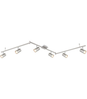 Robby Ceiling Spotlight Bar Matt Nickel 6x GU10-1