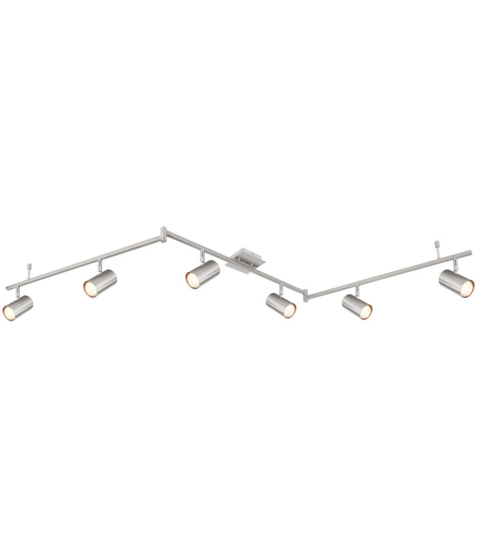 Robby Ceiling Spotlight Bar Matt Nickel 6x GU10-1