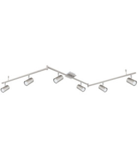 Robby Ceiling Spotlight Bar Matt Nickel 6x GU10-2