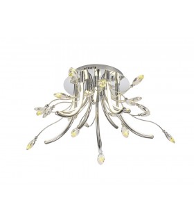 Medium Celing, 10 x 3.5W LED, 3000K, 1146lm, Polished Chrome - 1