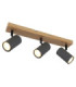 Robby Ceiling Spotlight Bar Wood Look 3x GU10-1