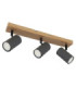 Robby Ceiling Spotlight Bar Wood Look 3x GU10-2