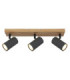 Robby Ceiling Spotlight Bar Wood Look 3x GU10-3
