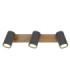 Robby Ceiling Spotlight Bar Wood Look 3x GU10-4