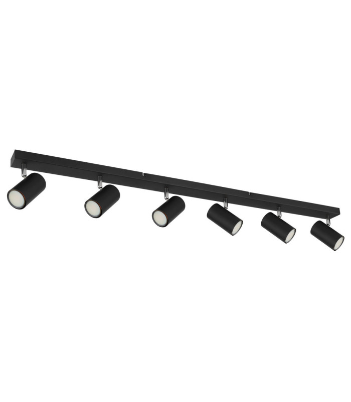 Robby Bar Ceiling Spotlight Bar Matt Black 6x GU10-2