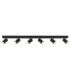 Robby Bar Ceiling Spotlight Bar Matt Black 6x GU10-3