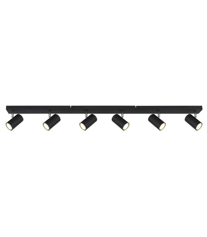 Robby Bar Ceiling Spotlight Bar Matt Black 6x GU10-3