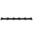 Robby Bar Ceiling Spotlight Bar Matt Black 6x GU10-4