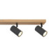 Robby Ceiling Spotlight Bar Wood Look 6x GU10-5