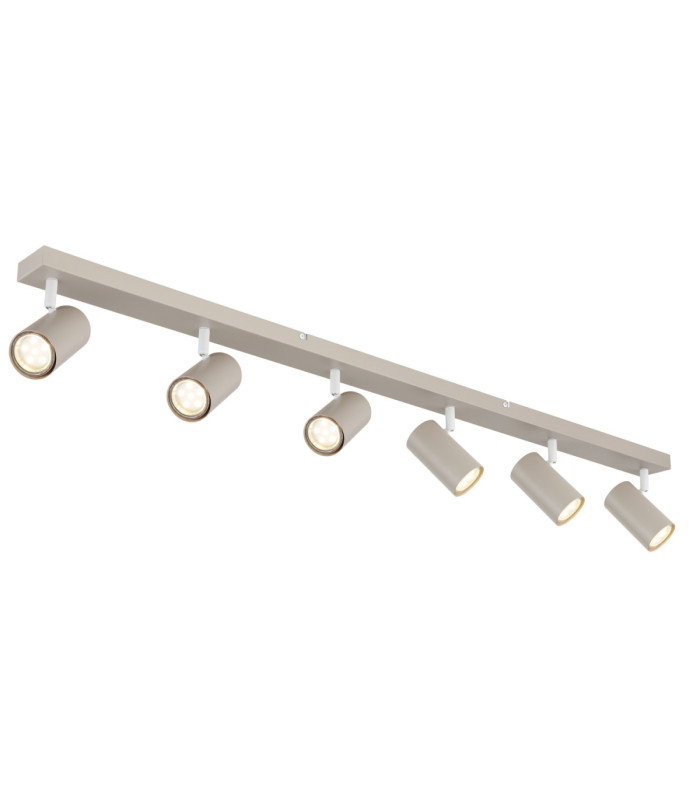 Robby Ceiling Spotlight Bar Sand Colour  6x GU10-1