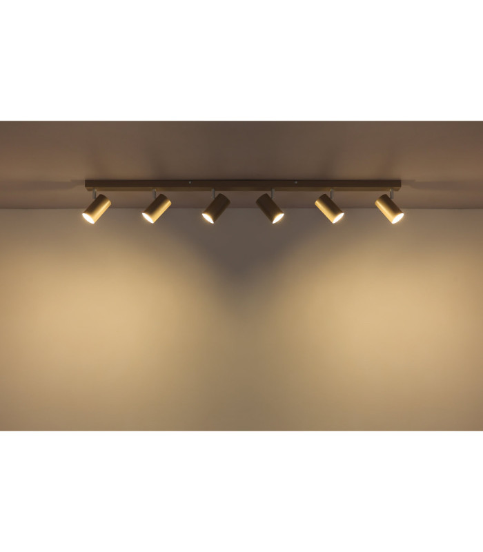 Robby Ceiling Spotlight Bar Sand Colour  6x GU10-5