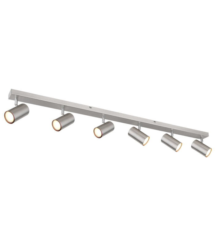 Robby Bar Ceiling Spotlight Bar Matt Nickel 6x GU10-1