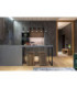 Robby Bar Pendant Ceiling Light Matt Black 6x GU10-5