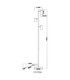 Robby Multi Arm Floor Lamp Sand Colour  3x GU10-7