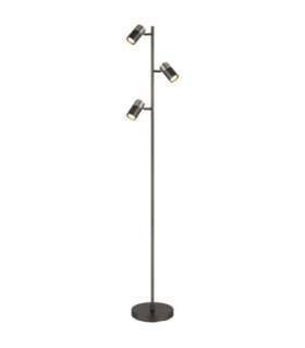 Solin Multi Arm Floor Lamp Matt Gunmetal 3x GU10-1