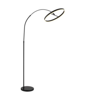 Jerrold Led Integrated Floor Lamp Matt Black 3000K-1