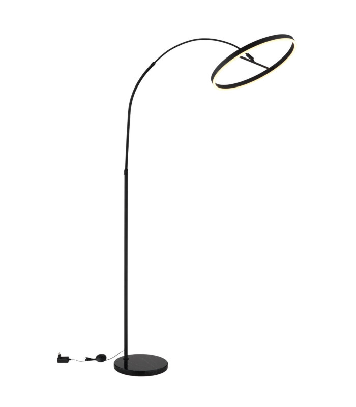 Jerrold Led Integrated Floor Lamp Matt Black 3000K-5