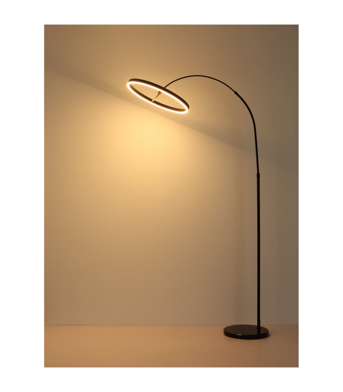 Jerrold Led Integrated Floor Lamp Matt Black 3000K-6
