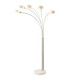 Classic Style Multi Arm Floor Lamp Matt Nickel 5x E14-1