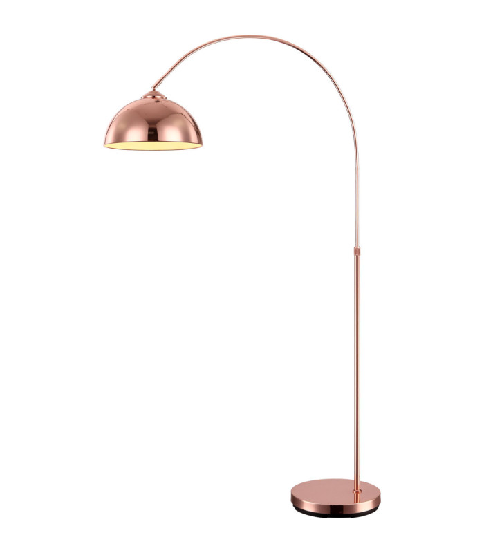 Newcastle Arc Floor Lamp Copper Colour  1x E27-1