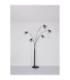 Seymour Multi Arm Floor Lamp Matt Black 5x E27-8