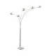 Seymour Multi Arm Floor Lamp Chrome 5x E14-1