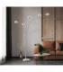 Seymour Multi Arm Floor Lamp Chrome 5x E14-2