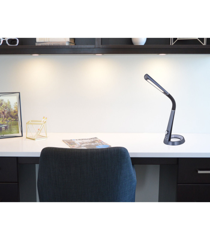 Mitti Integrated LED Desk Task Lamp Black 4000-6500-3000K-10