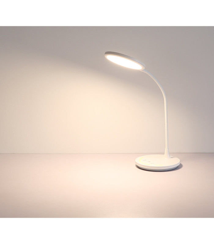 Kenny Integrated LED Desk Task Lamp Matt White 3000-4000-6500K-10
