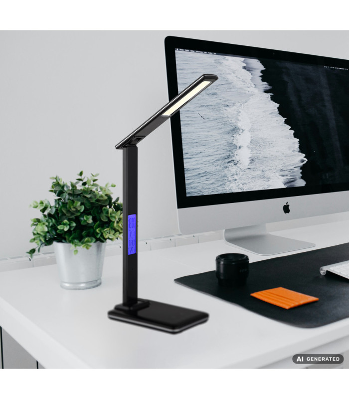 Darnell Integrated LED Desk Task Lamp Black 3000-4500-7000K-9