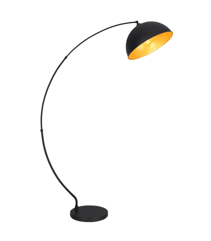 Gottfried Arc Floor Lamp Matt Black 1x E27-1
