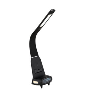 Malik Integrated LED Desk Task Lamp Matt Black 2700-6000K-1