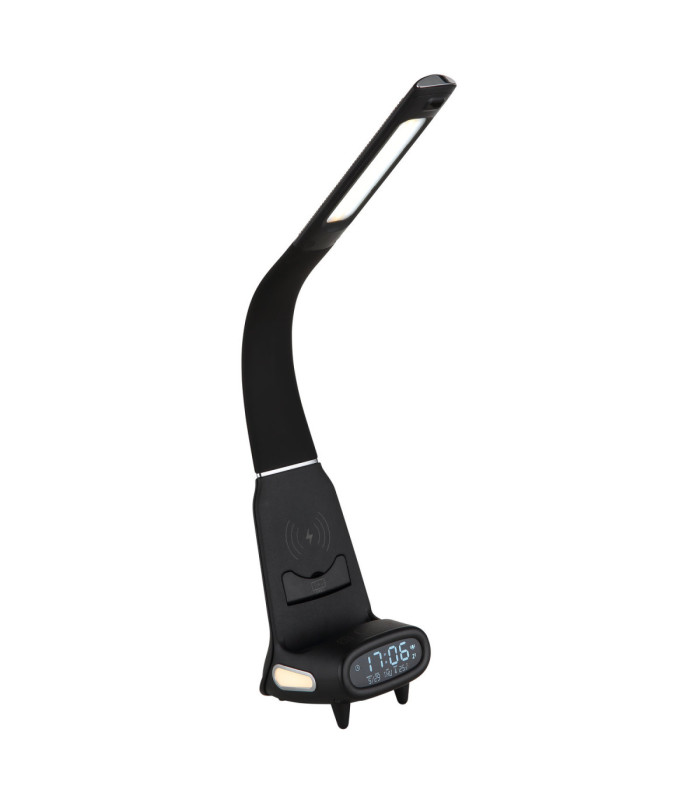 Malik Integrated LED Desk Task Lamp Matt Black 2700-6000K-1