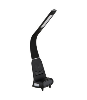 Malik Integrated LED Desk Task Lamp Matt Black 2700-6000K-2