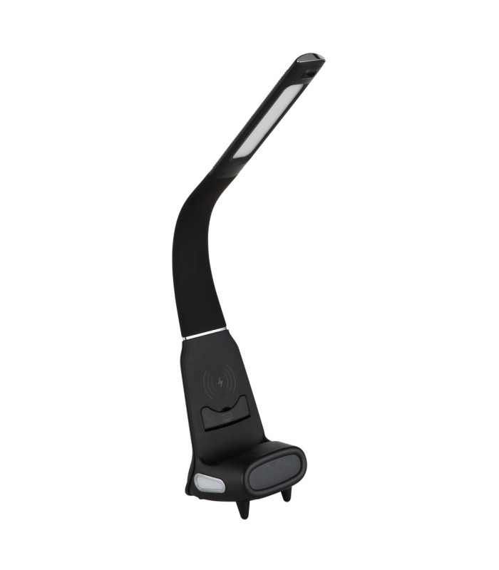 Malik Integrated LED Desk Task Lamp Matt Black 2700-6000K-2