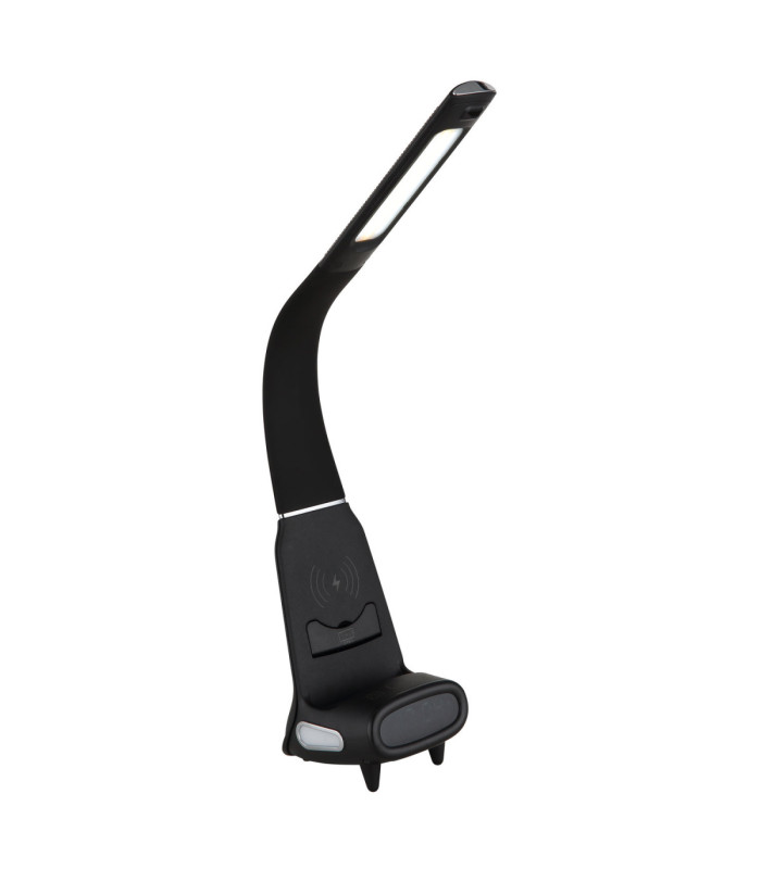 Malik Integrated LED Desk Task Lamp Matt Black 2700-6000K-10