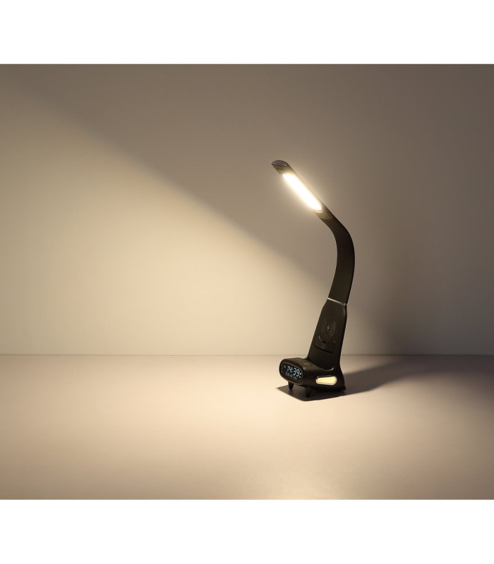 Malik Integrated LED Desk Task Lamp Matt Black 2700-6000K-11