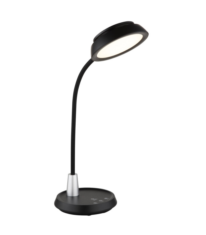 Kirk Integrated LED Desk Task Lamp Matt Black 3000-4000-6500K-7