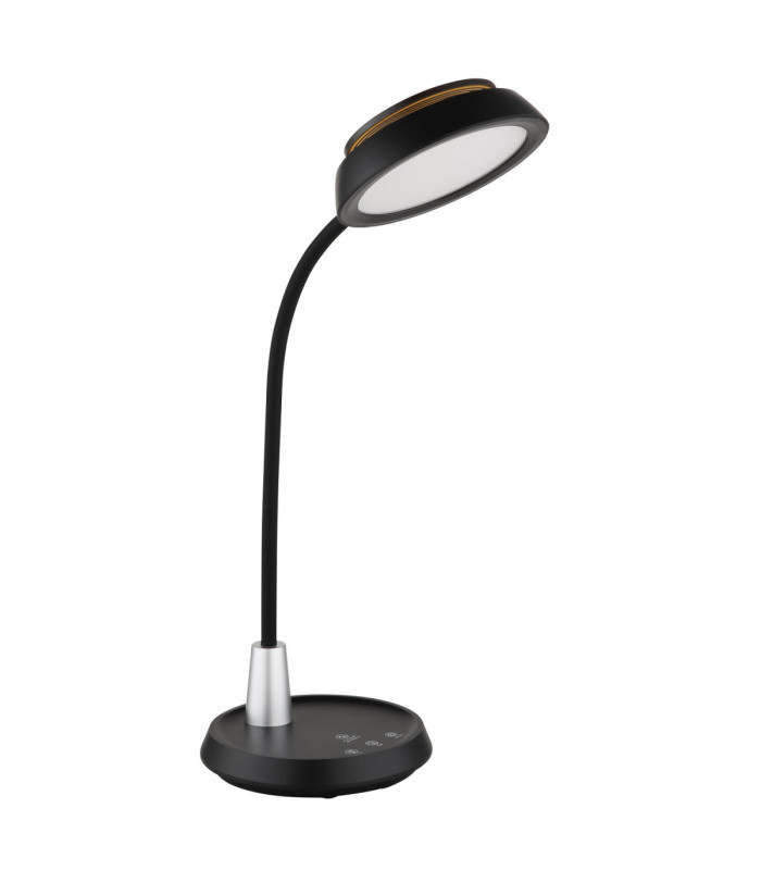 Kirk Integrated LED Desk Task Lamp Matt Black 3000-4000-6500K-8