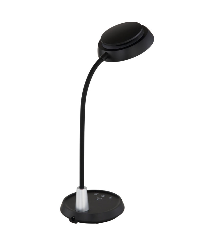 Kirk Integrated LED Desk Task Lamp Matt Black 3000-4000-6500K-9