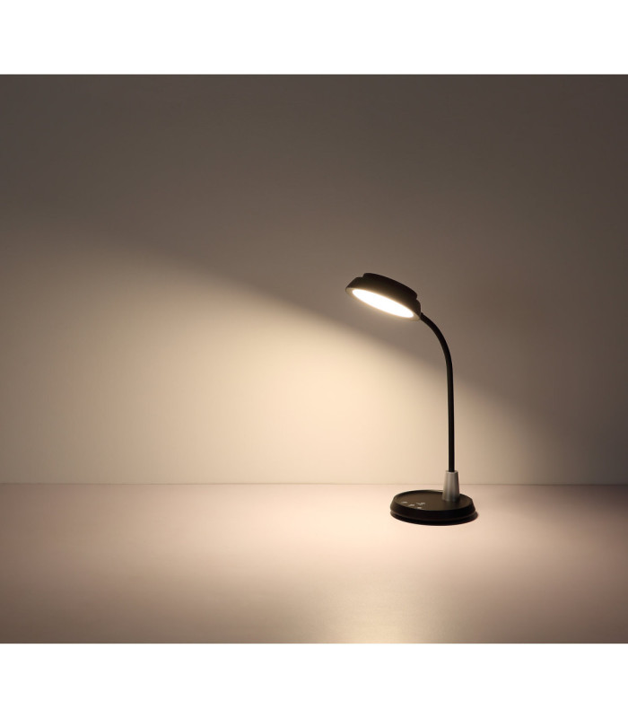 Kirk Integrated LED Desk Task Lamp Matt Black 3000-4000-6500K-11