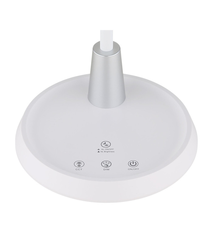 Kirk Integrated LED Desk Task Lamp Matt White 3000-4000-6000K-4