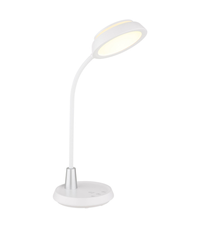 Kirk Integrated LED Desk Task Lamp Matt White 3000-4000-6000K-5