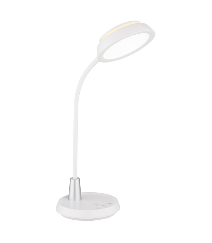 Kirk Integrated LED Desk Task Lamp Matt White 3000-4000-6000K-6