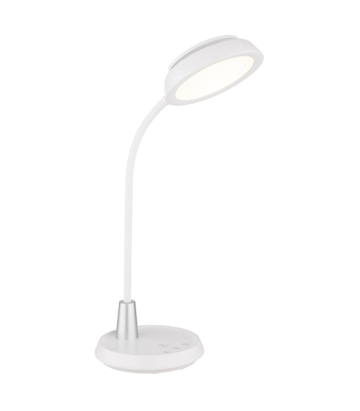 Kirk Integrated LED Desk Task Lamp Matt White 3000-4000-6000K-7