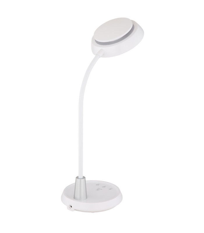 Kirk Integrated LED Desk Task Lamp Matt White 3000-4000-6000K-9