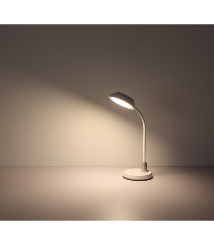 Kirk Integrated LED Desk Task Lamp Matt White 3000-4000-6000K-11
