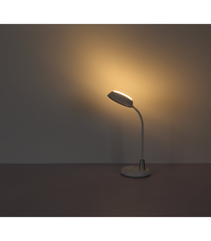 Kirk Integrated LED Desk Task Lamp Matt White 3000-4000-6000K-12