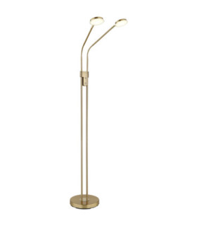 Silvio Integrated LED Multi Arm Floor Lamp Matt Brass Colour 2700-3350-4000K-1