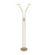 Silvio Integrated LED Multi Arm Floor Lamp Matt Brass Colour 2700-3350-4000K-3